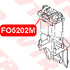 Подушка двигателя, левая FO5202M