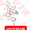 Сайлентблок цапфы задней подвески HY0203R
